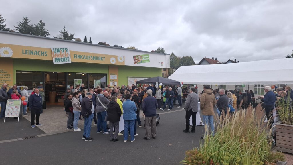 Leinach Grand Opening Dorfladen